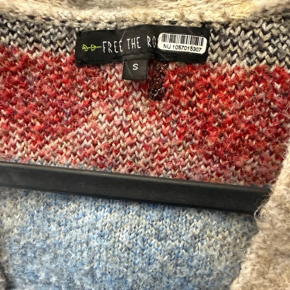 Anthropologie Free the Roses Heart Print Cardigan - Picture 8 of 8